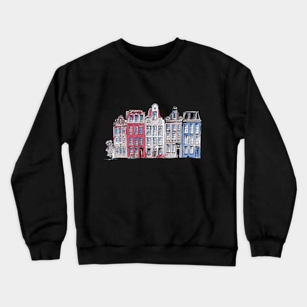 Amsterdam XXX New Design Fashion Crewneck Sweatshirt by mpdesign
